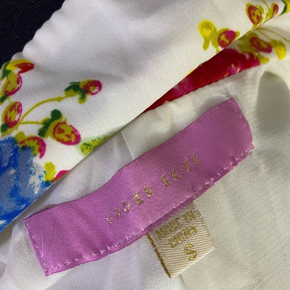 Under Skies Floral Blazer Jacket Size Small - Picture 9 of 9